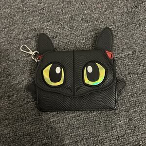 How To Train Your Dragon Toothless Night Fury Face Clutch Wallet
